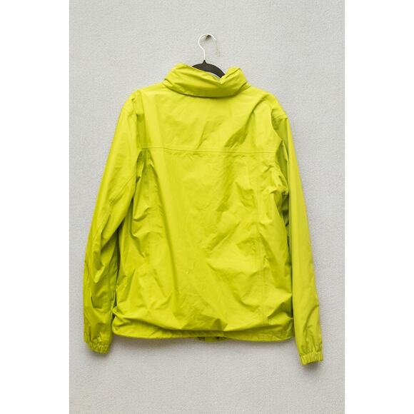 Eddie Bauer WeatherEdge Rain Jacket Men’s Large – Lime Green Windbreaker - Picture 2 of 4